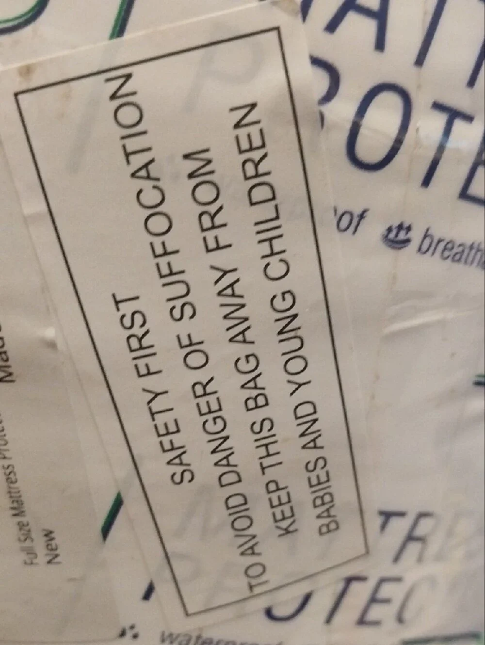 SPIRIT White Full Mattress Protector - Waterproof Breathable Cover